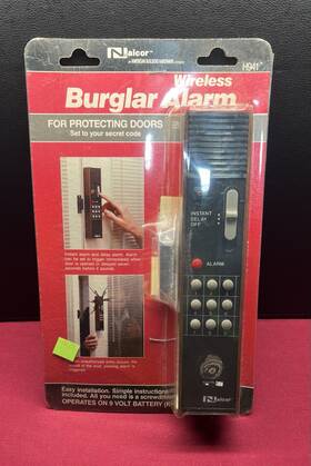 Nalcor H941 Wireless Burglar Alarm For Doors New In Package From 1989