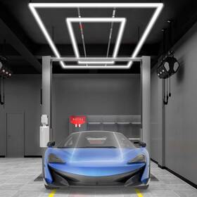 Neatfi Zt2058 Led Super Bright Garage Light 35 200 Lumens 2 Rectangles Cool White