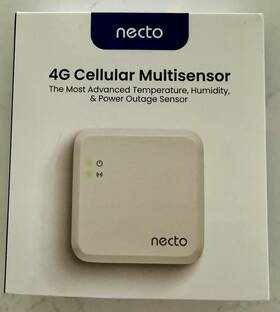 Necto 445035237206 Cellular Temperature Humidity Remote Sensor