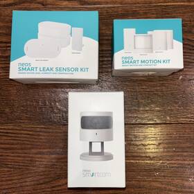 Neos N-lsp-us1 Smart Leak Sensor Kit Motion And Cam Camera Lot Set Bridge Contact