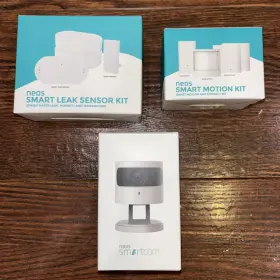N-lsp-us1 Neos Smart Leak Sensor Kit Motion And Cam Camera Lot Set Bridge Contact N-lsp-us1 Neos Smart Leak Sensor Kit Motion And Cam Camera Lot Set Bridge Contact