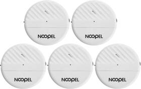 Noopel Nplc100-5 Glass Break Sensor 5 Pack 125db Loud Window Alarm Vibration Sensors Burglar I