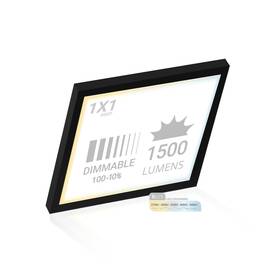 Nuwatt Nw-sm-1x1-5ct-18w-blk 1x1 Ft Led Square Surface Mount Panel 5cct Black Trim