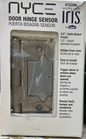 Ncz-3010-01 Nyce Sensors Inc. 752886 New Door Hinge Sensor - 3.5 Inch Satin Nickel Finish
