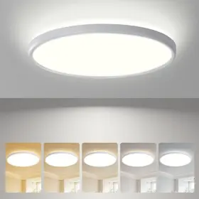 Osk460-36w-t-wea5c4 Ocioc 18inch Flush Mount Ceiling Light 36w 3600lm 5cct 5cct-18inch White