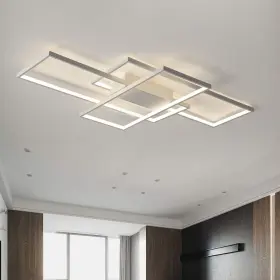 Mg7845-w Okes Modern Dimmable Led Ceiling Light 78w White Flush Mount