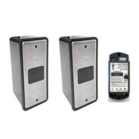 Olideauto 759838850980 Wireless Wave Sensor Door Opener Switch 2pcs Wilress Narrow Stainless Steel W