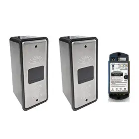 Olideauto 759838850980 Wireless Wave Sensor Door Opener Switch 2pcs Wilress Narrow Stainless Steel W