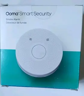 100-0338-100 Ooma Smart Security Smoke Alarm-new