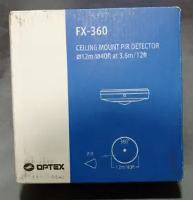 Fx-360 Optex 788924505732 Ceiling Mount Pir Detector Fx-360 Optex 788924505732 Ceiling Mount Pir Detector
