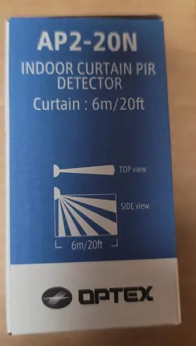 Ap2-20n Optex Indoor Curtain Pir Detector 20ft Detection Range