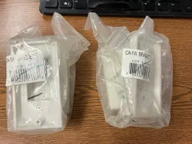 Ca-1w Optex Two 2 New Mounting Bracket For Motion Detector