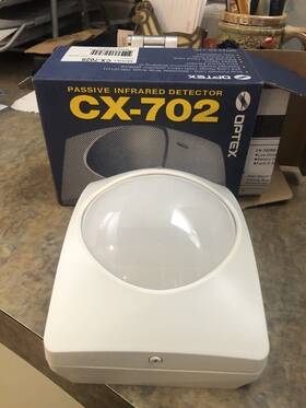 Optex Cx-702s Infrared Motion Sensor Detector Hard Wired 12volt