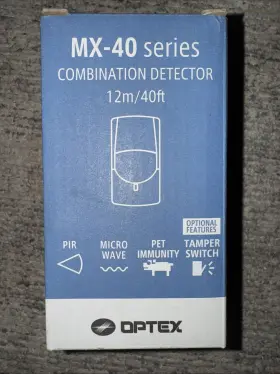 Mx-40pic Optex Mx-40 Series Combination Detector New Mx-40pic Optex Mx-40 Series Combination Detector New