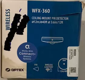 Wfx-360 Optex Ceiling Mount Pir Detector Wfx-360 Optex Ceiling Mount Pir Detector