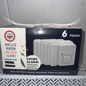 Yy-716 Palpie Plapie Wireless Window And Door Chime Alarm 6 Pieces/ Chimes