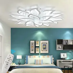 Panghuhu88 641320518624 Modern Ceiling Lamp Dimmable Led Lights 18 Head White