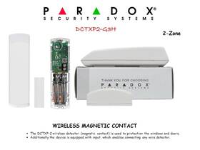 Paradox Dctxp2 Dctxp2-g3h 2-zone Wireless Door Contact White