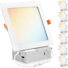 Pled-dnsq612w5cctdim-6p Parmida Led Technologies 6 Pack Inch Square 5cct 5000k/4000k/3500k/3000k/2700k - Pled-dnsq612w5cctdim-6p Parmida Led Technologies 6 Pack Inch Square 5cct 5000k/4000k/3500k/3000k/2700k -