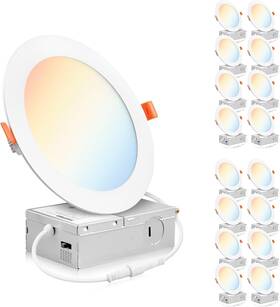 Parmida Led Technologies Pled-pdn12w5cct-16p 16 Pack 6 Inch 5000k/4000k/3500k/3000k/2700k - 5cct