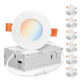 Pled-pdn8w5cct-6p Parmida Led Technologies 6 Pack 3 Inch 5cct Ultra-thin 5000k/4000k/3500k/3000k/2700k -