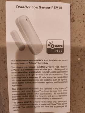 Philio Psm08 Psm08-us Door/window Contact Sensor For Z Wave Security Systems