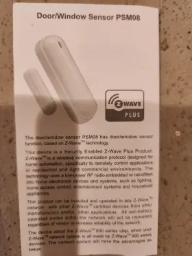Psm08-us Philio Psm08 Door/window Contact Sensor For Z Wave Security Systems