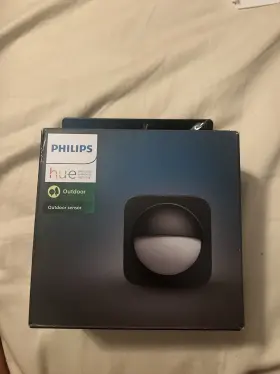 09tx52 Philips Hue Dusk-to-dawn Outdoor Motion Sensor - New In Open Box