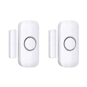 Phyfalip 763475480738 Window Alarm Door Home Personal Security Kit With Sensor 2-pack