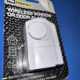 Pro Essentials 430001464042 Brand New/ Wireless Window Or Door Alarm Easy To Install
