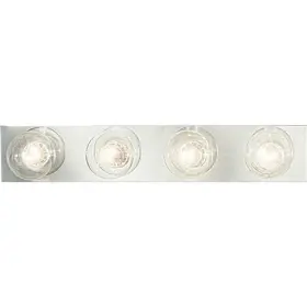 P3298-15 Progress Lighting 4-light 24-inch Width X 4-1/4-inch Height Chrome