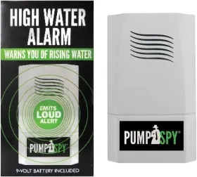Pshwa01 Pumpspy Battery Operated High Water Alarm - Detector With 6-foot
