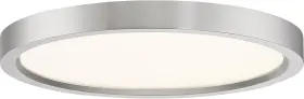 Ost1711bn Quoizel Outskirts Interior Lighting White Acrylic Brushed Nickel