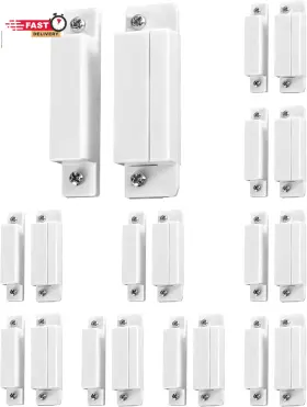 Mc-31 Qwork 445046811877 Wired Surface-mounted Nc Magnetic Door Window Contact Sensor Alarm R