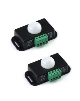 Qwork 781380129498 Motion Sensor Led Switch With Timer Function For 12v 24v Strip Lighting