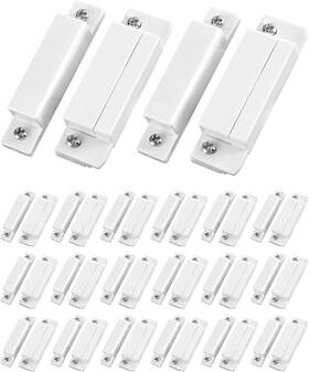 Qwork Wd5615 Mc-31 Wired Surface-mounted Nc Magnetic Door Window Contact Sensor Alarm R
