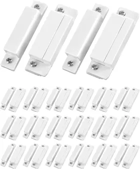 Wd5615 Qwork Mc-31 Wired Surface-mounted Nc Magnetic Door Window Contact Sensor Alarm R