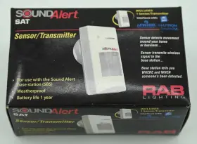 Rab Lighting 019813751030 Sound Alert Sat Sensor/transmitter New In Box Rab Lighting 019813751030 Sound Alert Sat Sensor/transmitter New In Box
