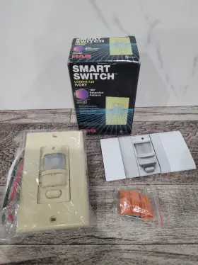 Los800i Rab Lighting Los800i/120 Smart Switch Sensor Ivory 180 Detection Pattern Los800i Rab Lighting Los800i/120 Smart Switch Sensor Ivory 180 Detection Pattern