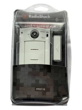 Radioshack 49-0018 Wireless Key-lock Door/window Alarm White 110db Indoor Home Security
