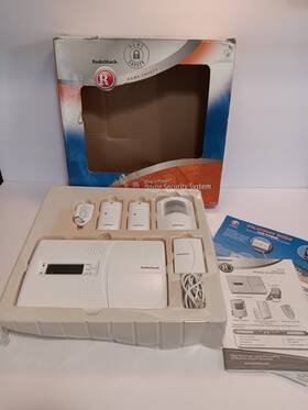 Radioshack 49-1000 Plug N Play Wireless Home Security System Nos Complete