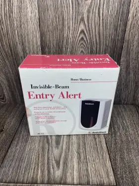 49-312 Radioshack Vintage Radio Shack Home /business Invisible-beam Entry Alert Box Damage