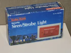 49-478 Radioshack Vintage Radio Shack Security Siren/strobe Light #49-478 - Weather Resistant 49-478 Radioshack Vintage Radio Shack Security Siren/strobe Light #49-478 - Weather Resistant
