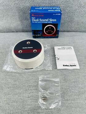 Radioshack 49-490a Vintage Radio Shack - Safe House Indoor Dual-sound Piezo Siren Y1