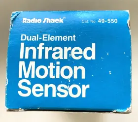 49-550 Radioshack Vintage Radio Shack Safe House Dual Element Infrared Motion Sensor