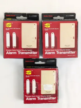61-2612 Radioshack Radio Shack Wireless Home Control Security System Alarm Transmitter X3