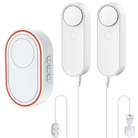 Rauwseul 787874015759 Water Level Detector Wifi Smart Leak Sensor Alarm Kit - High/low/leakag