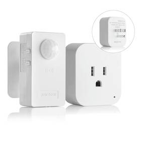 Rayzeek 313024692695 Wireless Motion Sensor Plug Kits No-wire Mini Pir Switch Control