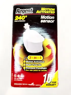 Ms240w Regent Motion Activated Sensor Ms240 For Outdoor Flood Light 240 Degree