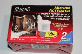 Ms401w Regent White Motion Activated 110 Degree Sensor